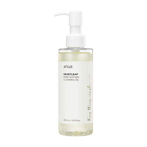 ANUA Гидрофильное масло для очищения пор с хауттюйнией HEARTLEAF PORE CONTROL CLEANSING OIL 200.0