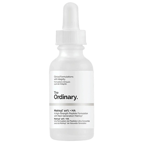 Сыворотка для лица THE ORDINARY Увлажняющая пептидная сыворотка Matrixyl 10% + HA