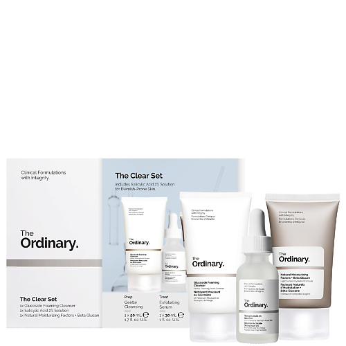 THE ORDINARY Набор для ухода за кожей The Clear Set 3267₽