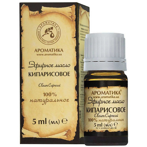 АРОМАТИКА Масло эфирное кипарисовое 5 ароматика масло для эротического массажа 100