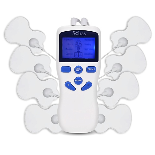 SOLRAY Массажер для тела миостимулятор EMS-150 clevercare массажер для тела электрический ручной