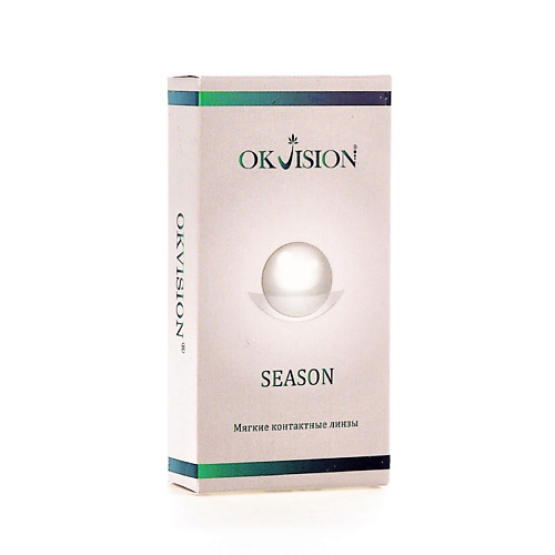 OKVISION Контактные линзы OKVision SEASON на 3 месяца draiff корректор для губ сливки season