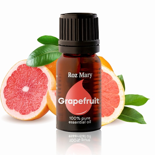 ROZ MARY Эфирное масло Грейпфрут 100% натуральное 10.0 galateus nature масло массажное для тела свежий грейпфрут 200