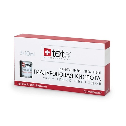 TETE COSMECEUTICAL Лосьон косметический Hyaluronic acid & Peptides 30 крем для век tete cosmeceutical anti age cell activator eyes rejuvenating solution
