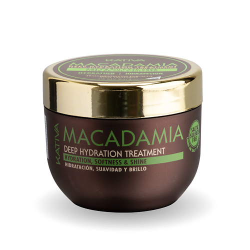 KATIVA Маска интенсивно увлажняющая для волос Macadamia 500 dr sante маска реконструкция волос интенсивное восстановление с алоэ вера 300