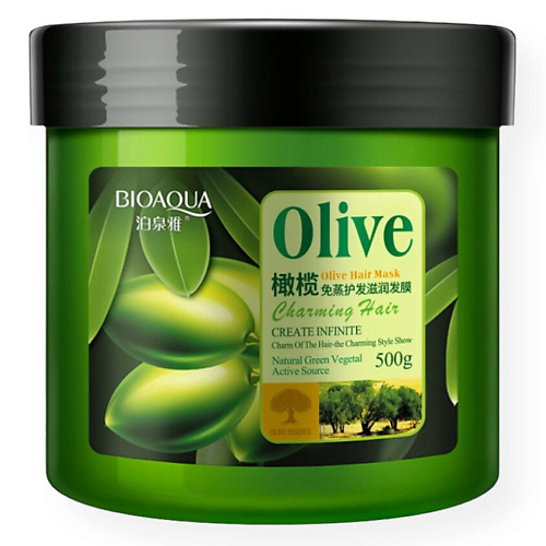 BIO AQUA Маска для волос с маслом оливы ультраувлажняющая альгинатная anti age маска с маслом оливы и экстрактом оливковых листьев olive hydration
