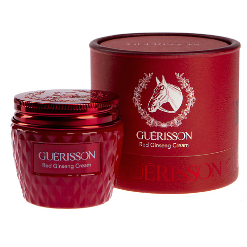 фото Guerisson крем для лица с красным женьшенем red ginseng cream