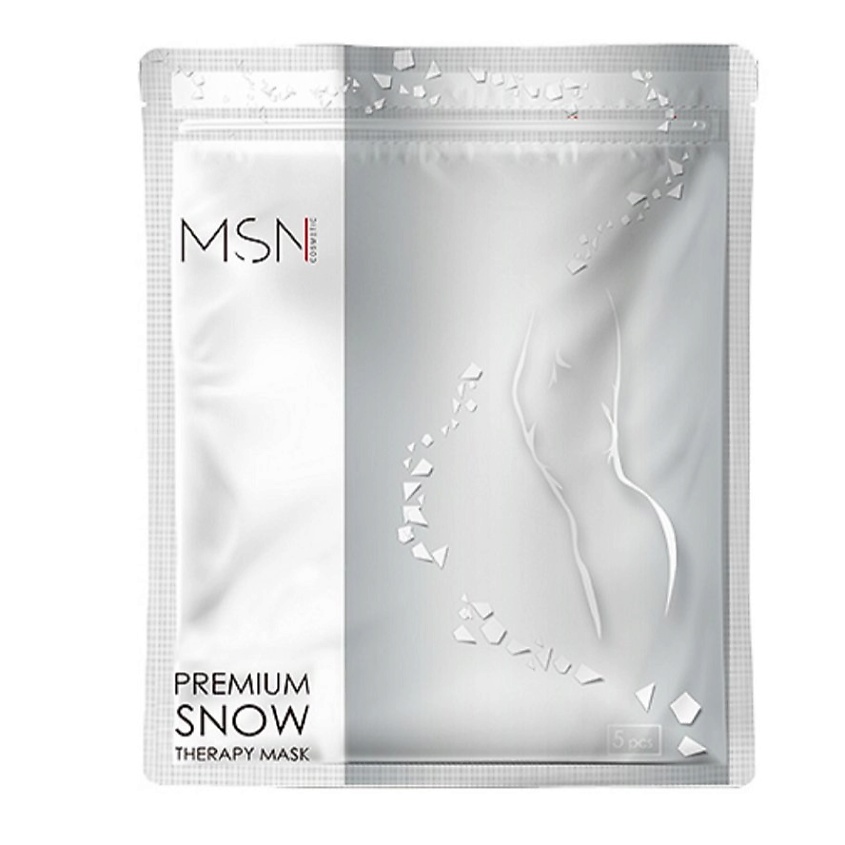 фото Msncosmetic маска для лица и тела "снежная терапия" premium snow therapy mask