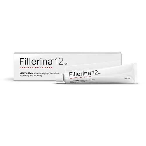 FILLERINA 12HA Ночной крем с укрепляющим эффектом, уровень 5 50 fillerina 12ha крем для век с укрепляющим эффектом уровень 3 15