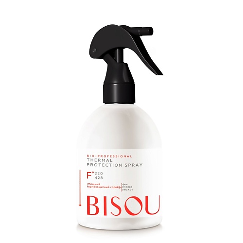 BISOU Термозащитный спрей для укладки волос Защита до 220С 285 уплотняющий спрей для укладки ever thicken blow dry