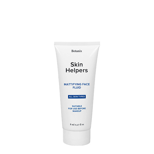 фото Skin helpers матирующий флюид для лица с ниацинамидом и конопляным маслом