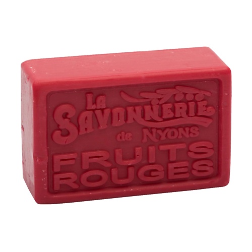 LA SAVONNERIE DE NYONS Мыло с красными ягодами прямоугольное 100.0 la savonnerie de nyons марсельское мыло в форме куба с хлопком 100 0