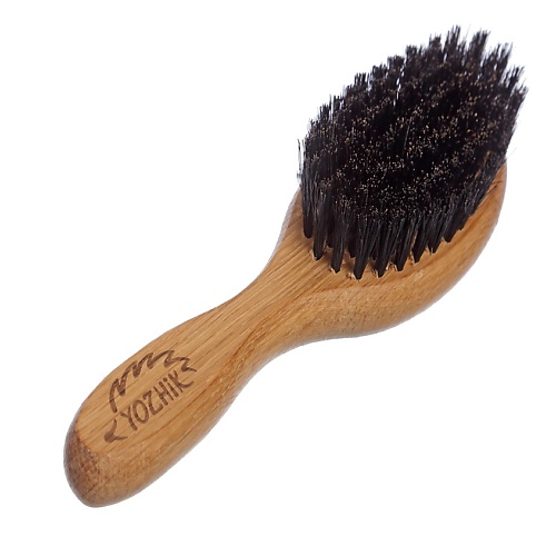 YOZHIK Овальная щётка для волос, натуральная щетина yozhik щётка для бороды тампико