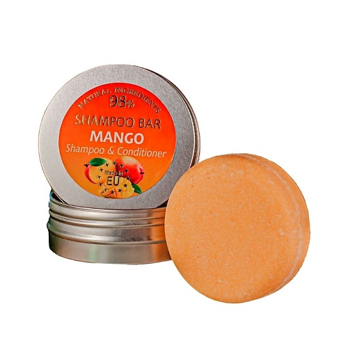 SAULES FABRIKA Твердый шампунь для волос МАНГО 60 шампунь с маслами облепихи и манго