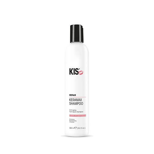 KIS Кератиновый восстанавливающий шампунь - Keramax shampoo 300 kis кератиновый восстанавливающий шампунь keramax shampoo 1000