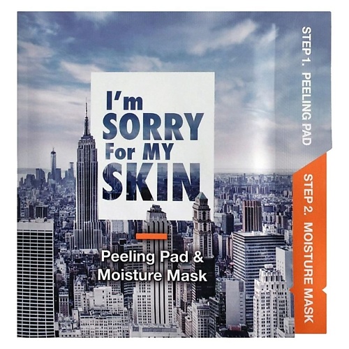 I'M SORRY FOR MY SKIN Набор для увлажнения кожи лица - Peeling and moisture mask icon skin набор для ухода за кожей лица re program travel size 4 средства