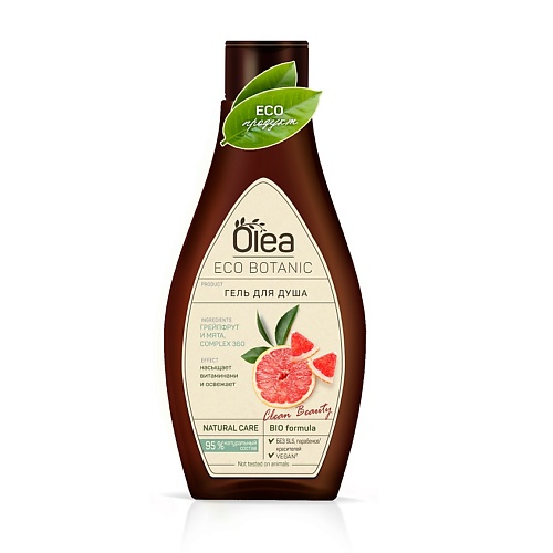 OLEA Eco Botanic Гель для душа Грейпфрут и Мята 300 шампунь herbal essences белый грейпфрут и мята для тонких лишенных объема волос 400мл