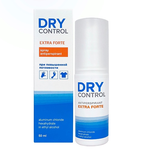 DRYCONTROL Спрей антиперспирант при повышенной потливости Extra forte 50.0 антиперспирант dry control extra forte н2о роликовый 30% б спирта 50 мл