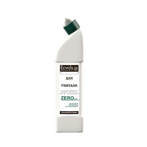 ECVOLS Гипоаллергенное средство для чистки унитаза без хлорки и запаха  №0 750 запасной блок для унитаза свежинка сосна 30 гр