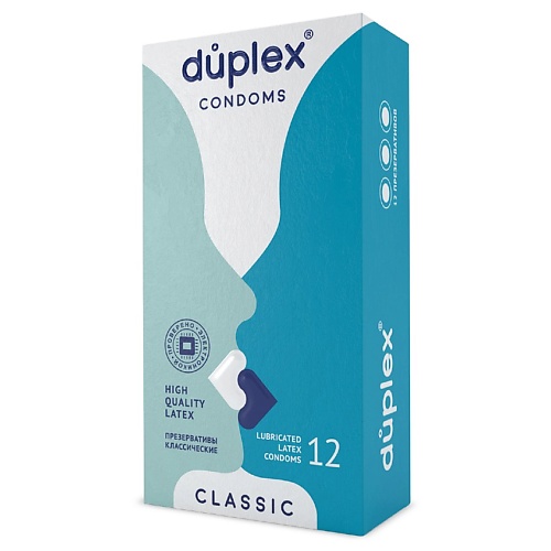 DUPLEX Презервативы classic 12