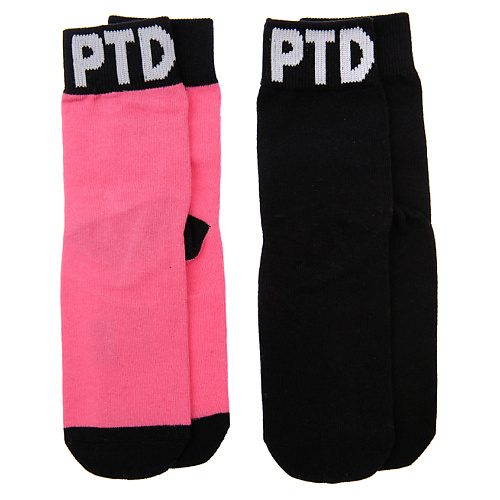 PLAYTODAY Носки трикотажные для девочек (розовый, черный) playtoday носки трикотажные для девочек комплект