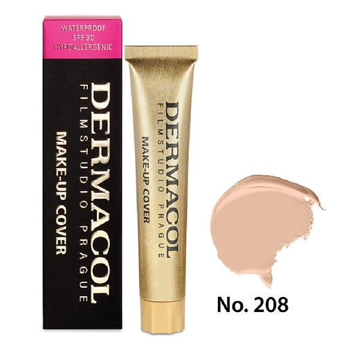 фото Dermacol водостойкий тональный крем make-up cover, тон 215