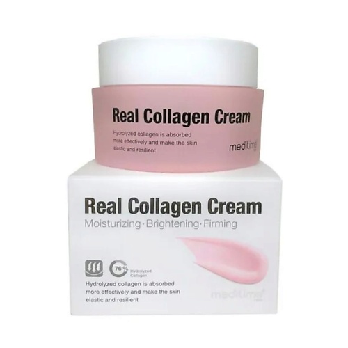MEDITIME Крем антивозрастной с коллагеном - Real collagen cream 50