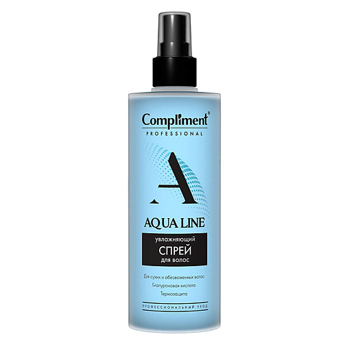 COMPLIMENT Professional Aqua line Спрей для волос Увлажняющий 250.0 несмываемый увлажняющий спрей elements