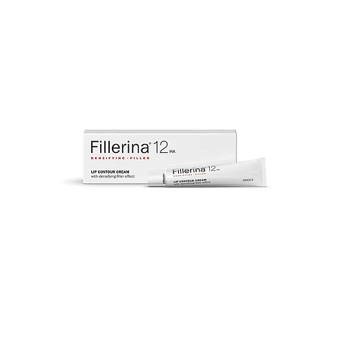 FILLERINA 12HA Крем для контура губ с укрепляющим эффектом, 5 уровень 15 fillerina 12ha крем для век с укрепляющим эффектом уровень 3 15