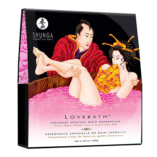 SHUNGA Порошок для принятия ванны LOVEBATH Фрукты Дракона 650 shunga интимный возбуждающий крем дракон 60