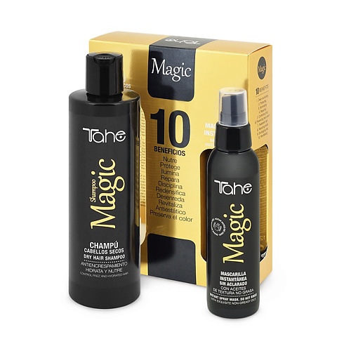 TAHE Набор для ухода за волосами MAGIC PACK tahe маска для тонких и поврежденных волос magic instant mask 125