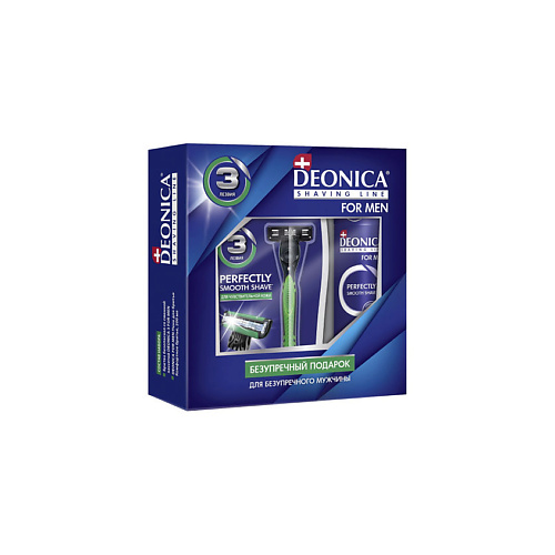 DEONICA Подарочный набор For Men набор подарочный deonica пена для бритья и бритвенный станок
