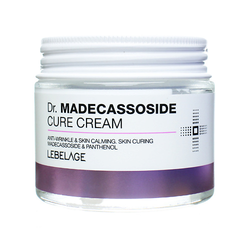 LEBELAGE Крем для лица с Мадекассосидом антивозрастной Dr. Madecassoside Cure Cream 70 крем для лица антивозрастной lebelage dr collagen cure cream 70 мл