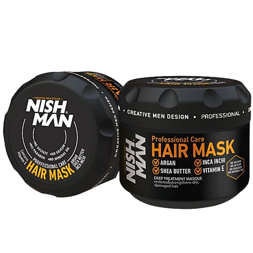 NISHMAN Маска для волос питание, укрепление, от ломкости, придает шелковистость и мягкость 300.0 маска основное питание care vital nutrition mask 500 мл