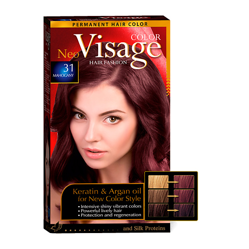 фото Visage color hair fashion краска для волос интенсивно красный intensive red 34