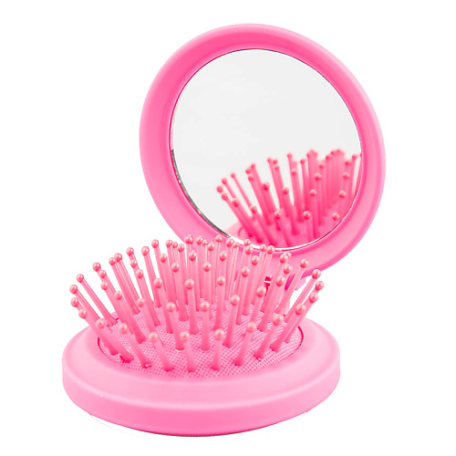 LADY PINK Щетка для волос BASIC bright массажная мини круглая soft touch lady pink гребень для волос basic