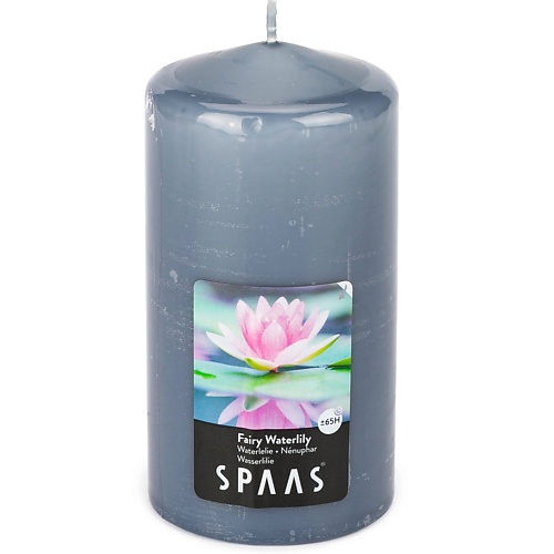 SPAAS Свеча-столбик ароматическая Волшебная кувшинка 1 spaas свеча ароматическая в стакане волшебная кувшинка 1