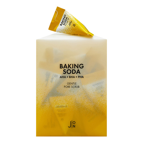 J:ON Скраб-пилинг для лица содовый Baking soda Gentle Pore Scrub 20*5 мл 100 витэкс скраб маска содовый для лица против черных точек clean skin 75 0
