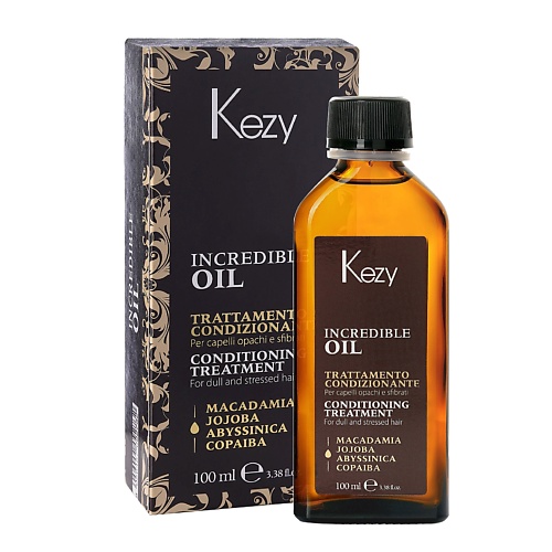KEZY Масло для волос Инкредибл оил Conditioning treatment, INCREDIBLE OIL 100 tom ford масло для бороды tobacco vanille conditioning beard oil
