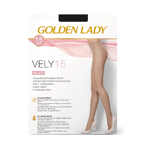 GOLDEN LADY Колготки женские 15 den VELY Nero 5 golden lady носки forte укороченный nero 39 41