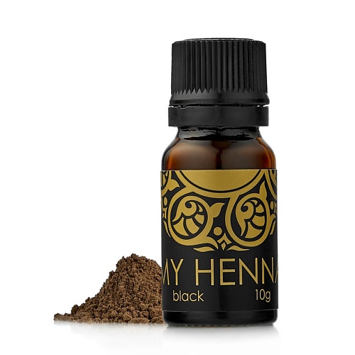 ALISA BON Хна для окрашивания бровей «My Henna» (чёрная) хна для бровей с экстрактом имбиря henna refresh caramel 7г
