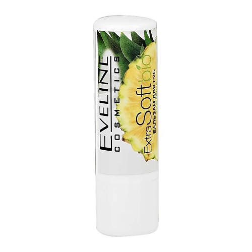 EVELINE Бальзам для губ со вкусом ананаса EXTRA SOFT 4.5 eveline бальзам для губ bio extra soft 4 5
