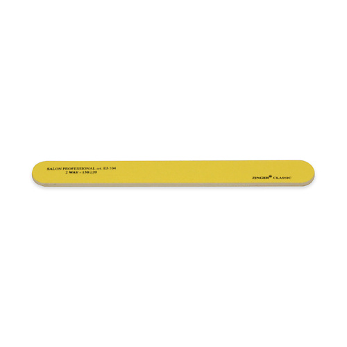 ZINGER пилка для ногтей Classic EJ 104 150/220 пилка полировочная schere nagel для маникюра рук
