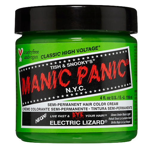 MANIC PANIC Краска для волос Electric Lizard lalique electric purple 100