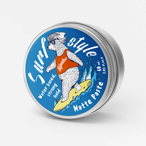 HIPSTER Surf style Матовая паста для укладки волос с сильной фиксацией и матовым эффектом 60