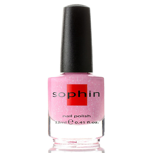 SOPHIN Лак для ногтей с крапчатым эффектом лак для ногтей с гелевым эффектом kiki gel effect 023 розовато лиловый