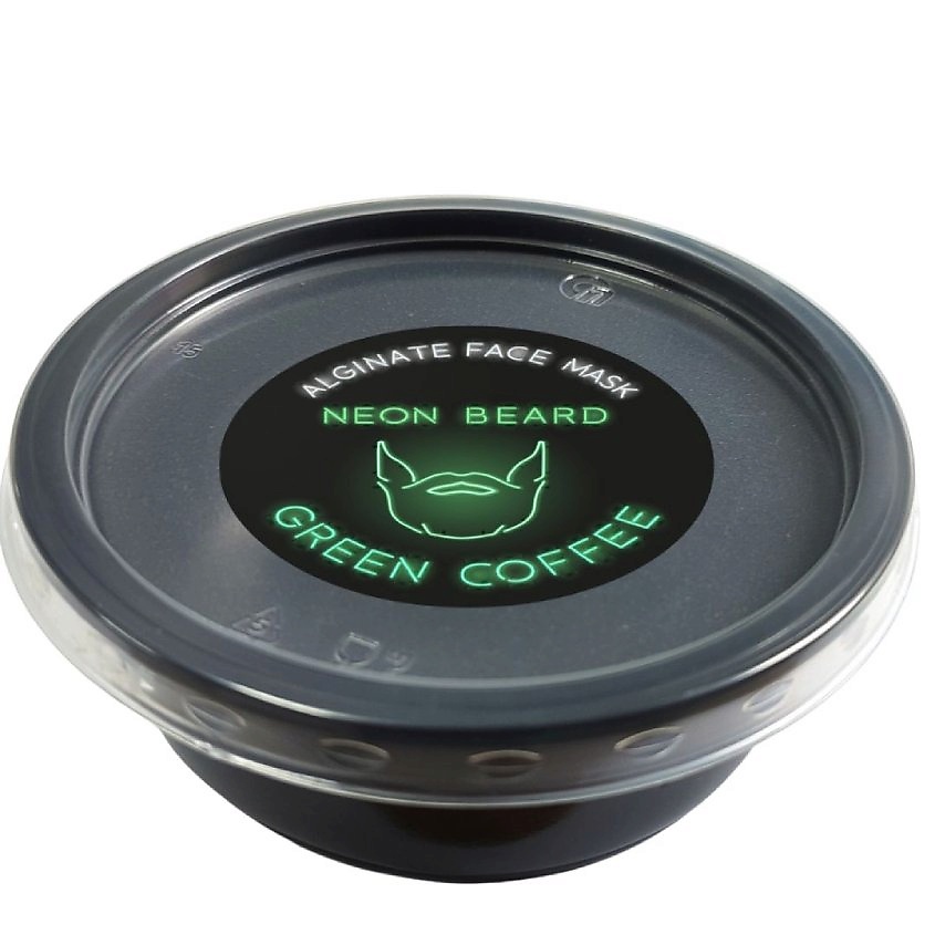 фото Альгинатная маска green coffee 30 мл neon beard