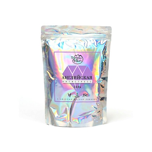 БИЗОРЮК Английская соль для ванн TambuSun Антистресс 1000 re skin английская соль для ванны premium с ами лаванды epsom 1000