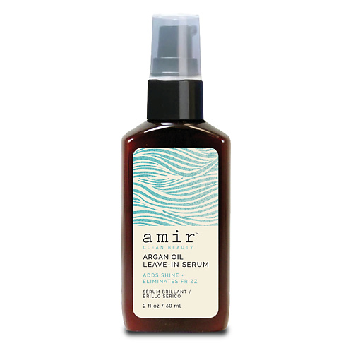 AMIR Несмываемая разглаживающая сыворотка для волос Argan Oil Leave-In Serum 60.0 лосьон amir clean beauty argan body lotion увлажняющий для ухода за кожей 530 мл