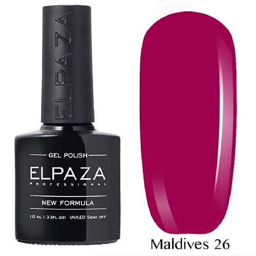 ELPAZA PROFESSIONAL Гель-лак для ногтей MALDIVES краска для аэрографа elpaza airbrush paint перламутровая 5 шт